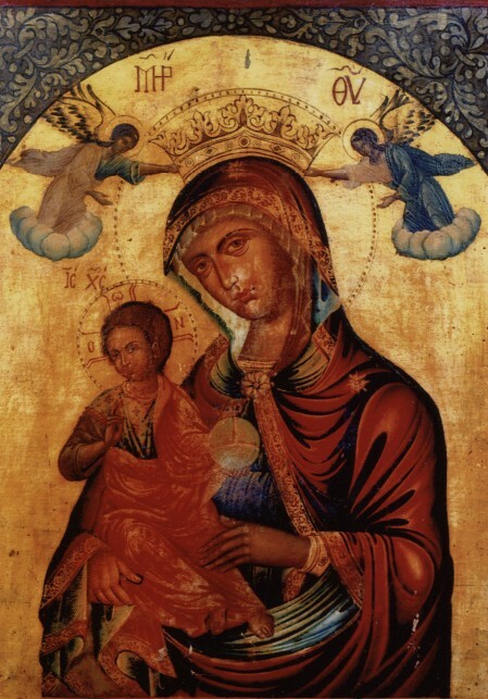 Maria mit Rotem Mantel