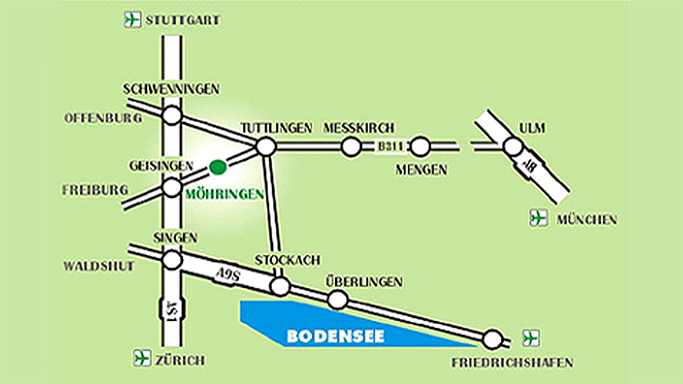 Lageplan Seminarhaus Lindenhof