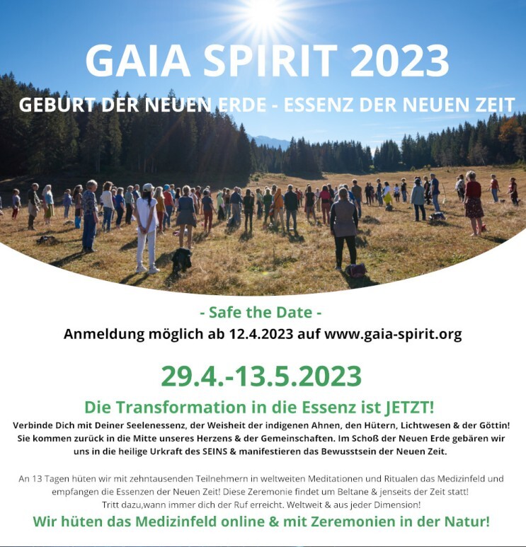 Gaia Spirit Event Hinweis