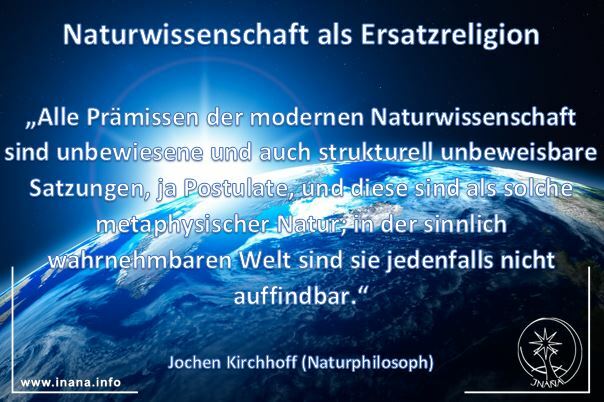 Zitat Naturwissenschaft als Ersatzreligion