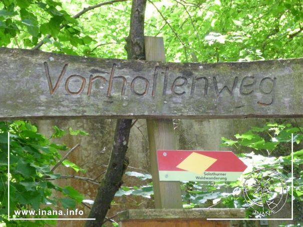 Wanderschild "Vorhollenweg"