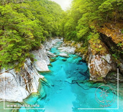 Fluss in Neuseeland